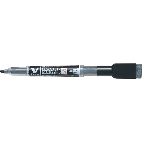 Vboard Master S White Board Marker with Eraser, Blue, Fine Tip Cintas