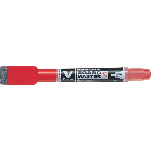 Vboard Master S White Board Marker with Eraser, Blue, Fine Tip Cintas