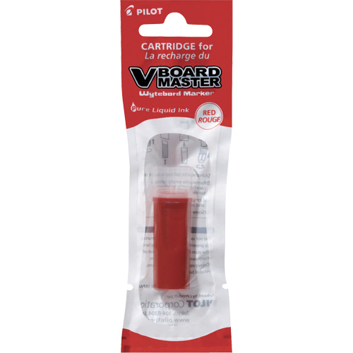 Vboard Master White Board Marker Refill, Red Cintas
