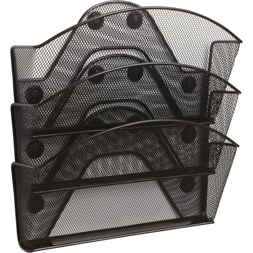 Classeur magn&eacute;tique en treillis m&eacute;tallique Onyx, 3 pochettes Cintas