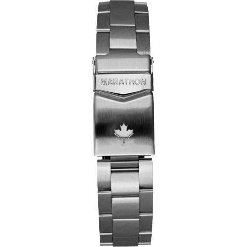 Grey Maple Large Diver's Automatic Watch with Stainless Steel Bracelet, Digital, Battery Operated, 41 mm, Silver Cintas