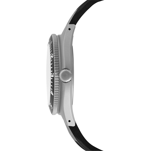 Montre Steel Navigator sur ensemble bracelet en caoutchouc noir de trois morceaux, Num&eacute;rique, &agrave; piles, 41 mm, Noir Cintas