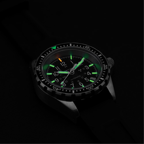 Tr&egrave;s grande montre chronographe automatique pour plongeur/pilote d'avion, Num&eacute;rique, &agrave; piles, 46 mm, Noir Cintas