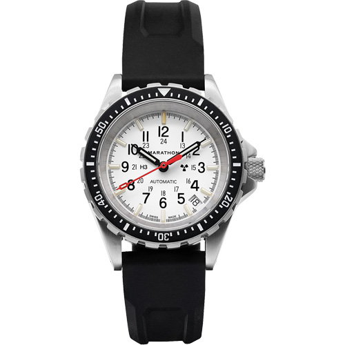 Montre automatique moyenne pour plongeur &eacute;dition arctique, Num&eacute;rique, &agrave; piles, 36 mm, Noir Cintas