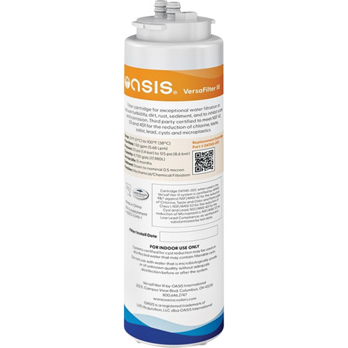 Replacement Cartridge, For Versafilter III Filter Cintas
