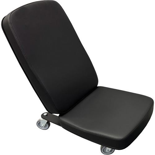 FLEX Mini Industrial Chair, Vinyl, Black, 280 lbs. Capacity Cintas