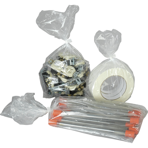 Poly Bags, Open Top, 12" x 5", 1 mils Cintas