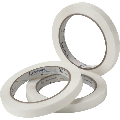 White General Purpose Strapping Tape, 2.7 mils Thick, 18.288 mm (18/25") x 54.864 m (180')  Cintas