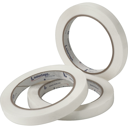 White General Purpose Strapping Tape, 2.7 mils Thick, 12 mm (47/100") x 54.864 m (180')  Cintas