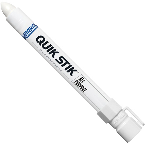 Quik Stik&reg; Twist-Up Paint Markers, Solid Stick, White Cintas