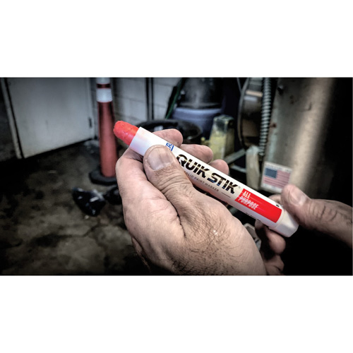 Quik Stik&reg; Twist-Up Paint Markers, Solid Stick, White Cintas