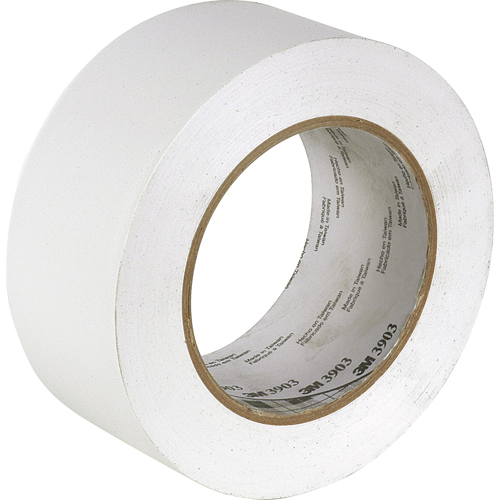 3903 Vinyl Duct Tape, 50 mm (2") W x 45.5 m (149.25') L, 6.3 mils, White Cintas
