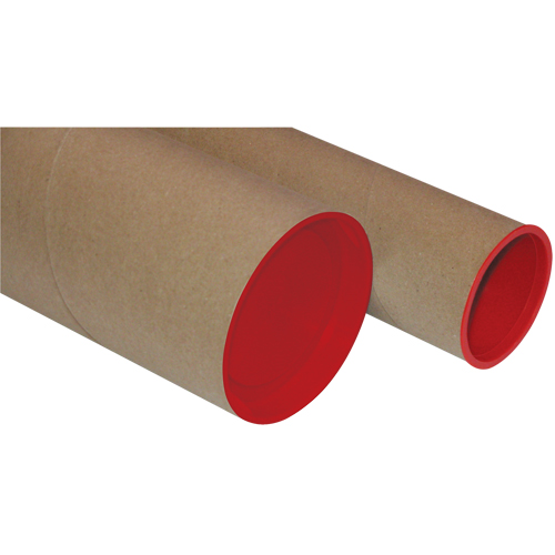 Tubes postaux Plug-Seal, Ronde, 3" la x 37" lo Cintas