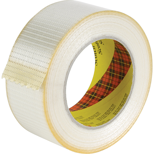 Scotch&reg; Bi-Directional Filament Tape 8959, 5.7 mils Thick, 72 mm (3") x 50 m (164')  Cintas