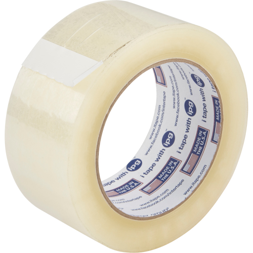 Box Sealing Tape, Acrylic Adhesive, 2 mils, 48 mm (1-22/25") x 99.97 m (328') Cintas