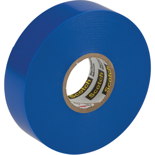 Scotch&reg; 35 Colour Coded Tape, 19 mm (3/4") x 20.1 m (66'), Blue, 7 mils Cintas