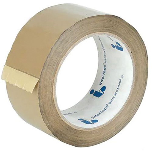Box Sealing Tape, Hot Melt Adhesive, 1.6 mils, 48 mm (1-22/25") x 50 m (164') Cintas