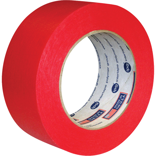 Utility Grade Coloured Masking Tape, 18 mm (3/4") x 55 m (180'), Red Cintas