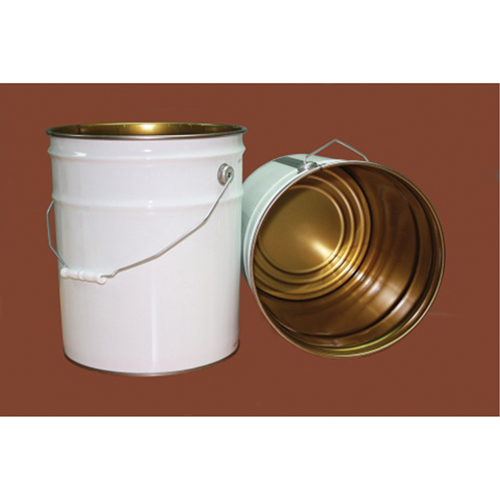 Seau avec couvercle, M&eacute;tal, 20 L Cintas