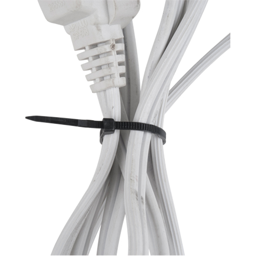 Cable Ties, 4" Long, 18 lbs. Tensile Strength, Black Cintas