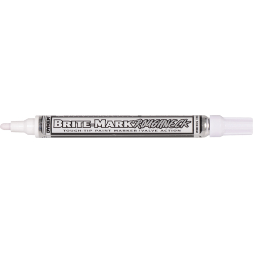 Brite-Mark&reg; RoughNeck Marker, Liquid, White Cintas