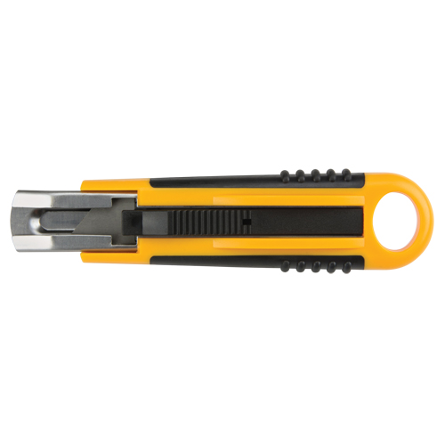 Couteau autor&eacute;tractable ATK1000, 18 mm, Acier au carbone, Prise en Plastique Cintas
