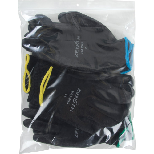 Poly Bags, Reclosable, 12" x 10", 2 mils Cintas