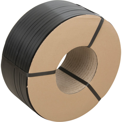 Strapping, Polypropylene, 5/8" W x 6000' L, Black, Manual Grade Cintas