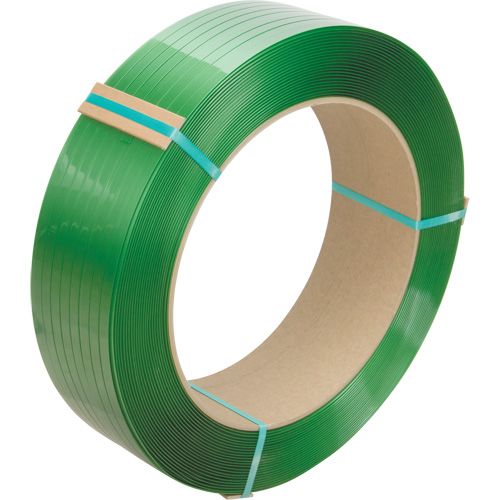 Strapping, Polyester, 3/4" W x 2680' L, Green, Manual Grade Cintas