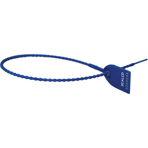 Tug-Tight Seals, 12", Plastic, Pull-Through Cintas