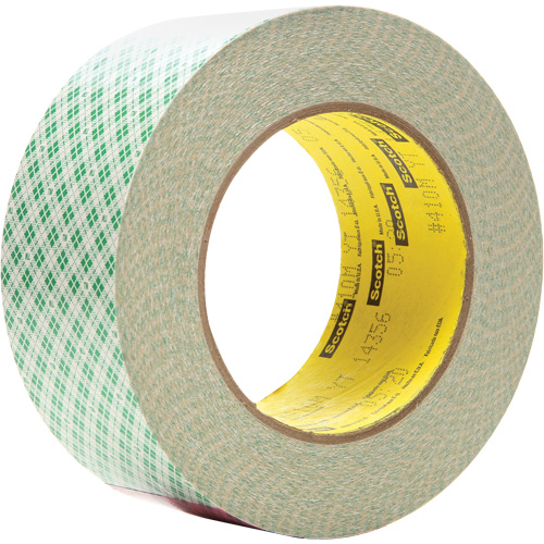 410M Double Coated Paper Tape, 50 mm (2") x 32.92 m (108'), Beige Cintas