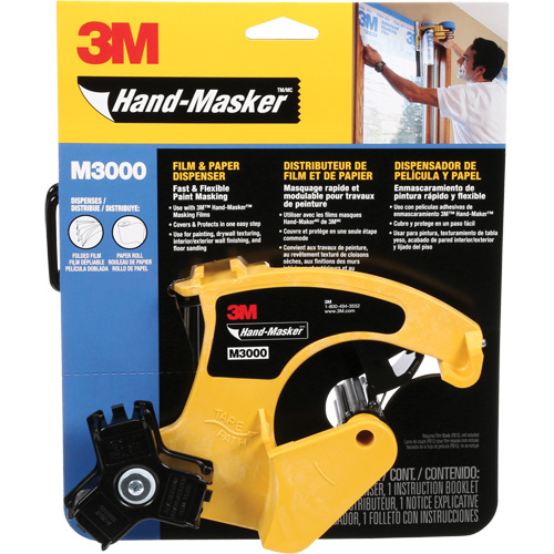 Hand Masker Dispenser, Heavy Duty, Fits Tape Width Of 51 mm (2") Cintas