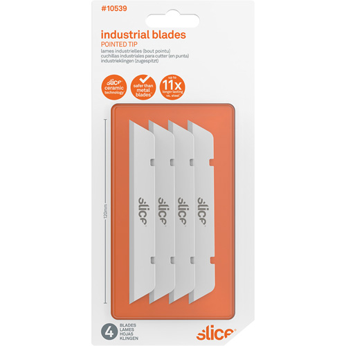 Slice Pointed Tip Finger-Friendly Replacement Blade, Single Style Cintas