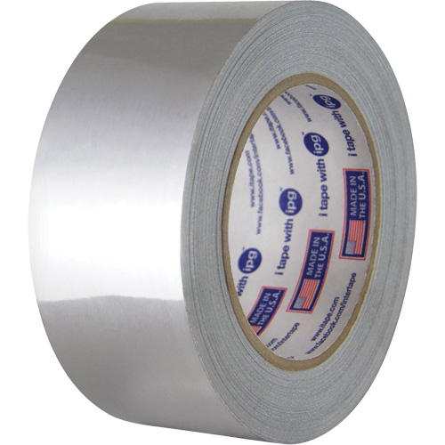 Silver Aluminum Foil Tape, 3 mils Thick, 25.4 mm (1") x 54.86 m (180') Cintas