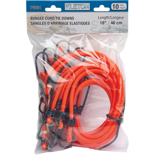 Sangles d'arrimage &eacute;lastiques, 18" Cintas