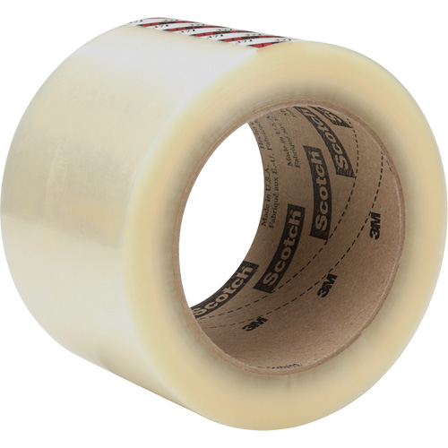 Ruban d'emballage Scotch 371, Adh&eacute;sif Caoutchouc, 1,2 mil, 72 mm (2-4/5") x 100 m (328') Cintas
