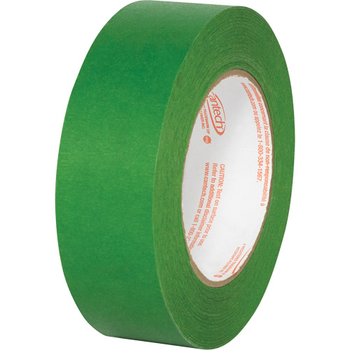 Premium Safe Tack Masking Tape, 36 mm (1-27/64") x 55 m (180.4'), Green Cintas