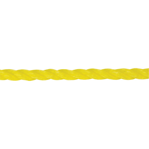 1/4" Braided Yellow Rope, Polypropylene, 1300' Cintas