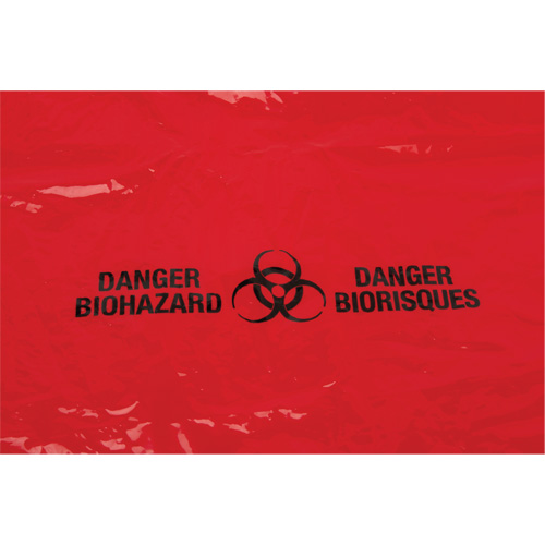 Waste Bags, Bio-Hazard, 38" L x 30" W, 2 mils Cintas