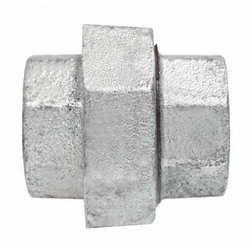 Raccord union pour tuyau, 1/8", Fer galvanis&eacute;, FPT Cintas