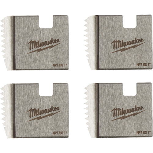 Matrices de tuyauterie portables NPT, Pour tuyau de 1", Alliage/Acier rapide Cintas