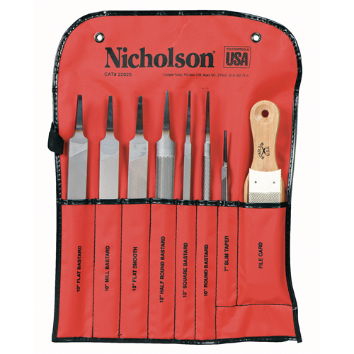 8-Piece Machinist File Set, 8 Pcs Cintas