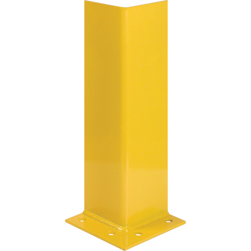 Upright Protectors, Steel, 7" W x 7" D x 12" H, Safety Yellow Cintas