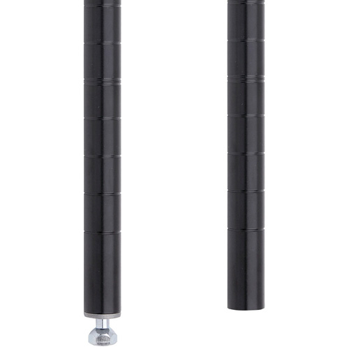 MONTANT ETAGERE STYLISEE14 1/2"H,NOIR Cintas