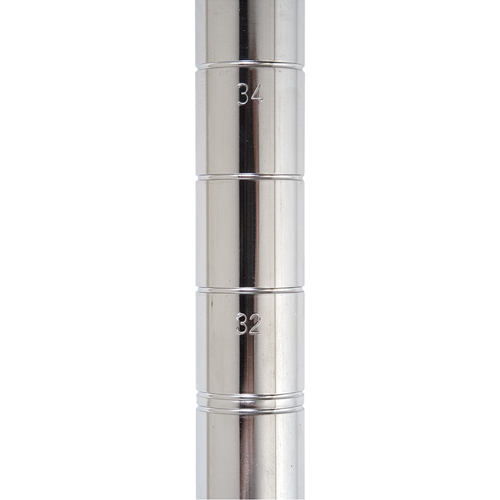 Standard-Duty Chromate Wire Shelving Post, 63" H Cintas