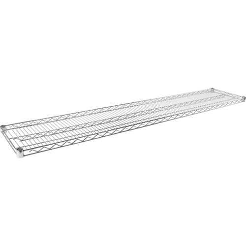 Tablette en treillis pour &eacute;tag&egrave;re robuste en treillis chromat&eacute;, 72" la x 14" p, Capacit&eacute; de 600 lb Cintas