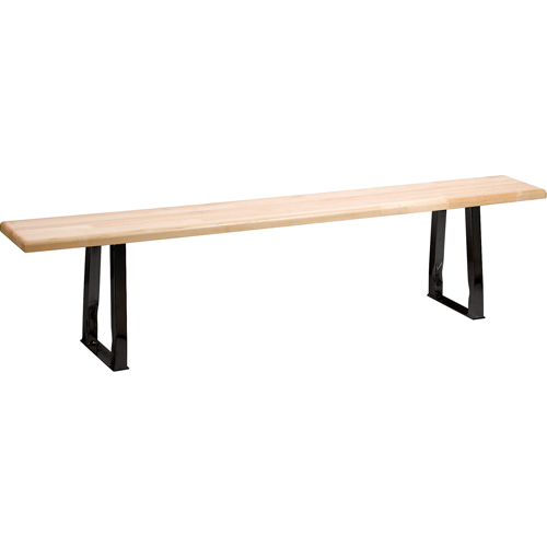 Locker Room Bench, Wood, 48" L x 9-1/2" W x 16-1/2" H Cintas