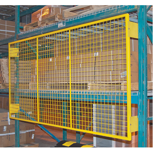 Grilles de protection arri&egrave;re pour palettier, 108" la x 48" h, Ferrures de 6" Cintas
