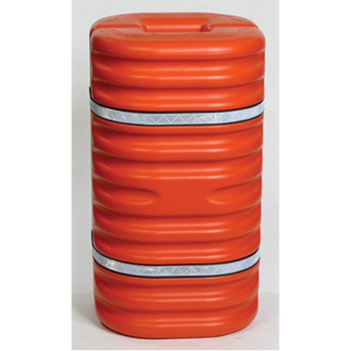 Column Protector, 12" Inside Opening, 24" L x 24" W x 42" H, Orange Cintas