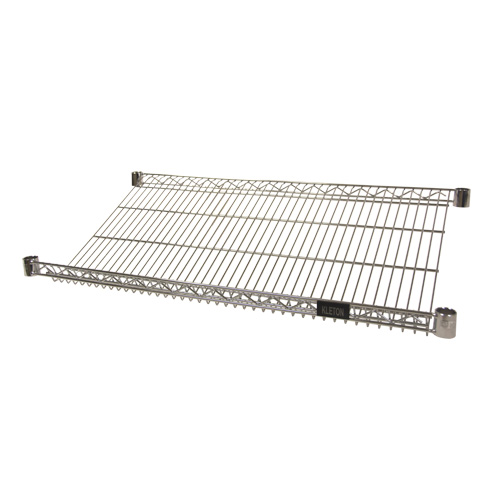 Tablette inclin&eacute;e en treillis m&eacute;tallique, 18" la x 36" p, Capacit&eacute; de 400 lb Cintas